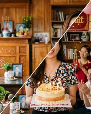 Ảnh sinh nhật — kết quả mẫu